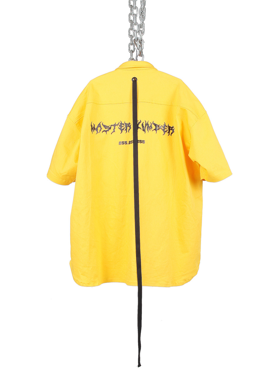 YELLOW SHORT SLEEVE OUTER SHIRTS